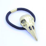 New 1 Pc Women Hot Fashion Punk Gothic Raven Skull Elastic Hair Rope Halloween Hair Accessories