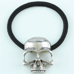 New 1 Pc Women Hot Fashion Punk Gothic Raven Skull Elastic Hair Rope Halloween Hair Accessories