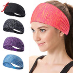 Fashion Fitness Headband Women Knitted Turban Head Warp Hair Band Wide Elastic Headband Yoga Lady Girls hair accessories
