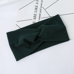 Woman Headband New Turban Solid Headbands Girls Makeup Fabric Elastic Hair Band Twisted Knotted Hair Accessories Headwrap