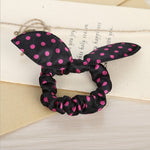 Rabbit Ears Hair Band Children Kids Hair Accessories Scrunchies Elastic Hair Band For Women Girl Rubber Band Polka Dot Hair Rope