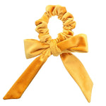 Haimiekang Cute Girl Hair Rope Velvet Scrunchies Bowknot Elastic Hair Bands for Women Bow Ties Ponytail Holder Accessories