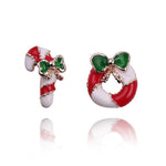 Christmas Jewelry Accessories Earrings Cute Santa Claus Snowman Lovely Tree Bell Romantic Christmas Gifts for Women Girls Kids