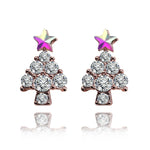 Christmas Jewelry Accessories Earrings Cute Santa Claus Snowman Lovely Tree Bell Romantic Christmas Gifts for Women Girls Kids