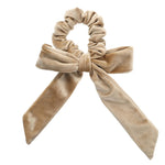 Haimiekang Cute Girl Hair Rope Velvet Scrunchies Bowknot Elastic Hair Bands for Women Bow Ties Ponytail Holder Accessories