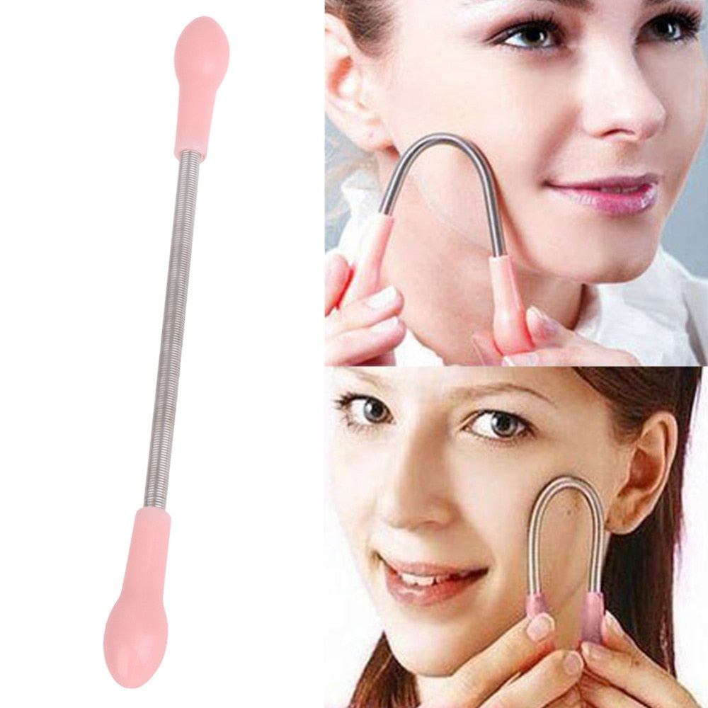 1pcs Manual Face Facial Hair Remover Epilator Facial Spring Threading Shaver Super Stick Women Beauty Care Tools Face Skin Care