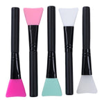 1pc New Colorful Facial Face Mud Mask Mixing Brush Cosmetic Makeup Women Tool Silicone Head Brush 13.2cm