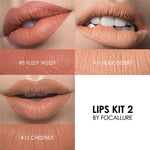 FOCALLURE 19 Colors Matte Lipsticks Waterproof Matte Lipstick Lip Sticks Cosmetic Easy to Wear Lipstick Matte Batom Makeup