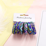 6PCS/Pack New Women Print Cotton Elastic Hair Bands Scrunchie Gum For Hair Rubber Bands Ponytail Holder Fashion Hair Accessories