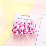 6PCS/Pack New Women Print Cotton Elastic Hair Bands Scrunchie Gum For Hair Rubber Bands Ponytail Holder Fashion Hair Accessories