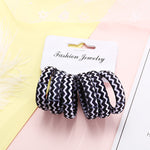 6PCS/Pack New Women Print Cotton Elastic Hair Bands Scrunchie Gum For Hair Rubber Bands Ponytail Holder Fashion Hair Accessories