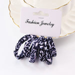6PCS/Pack New Women Print Cotton Elastic Hair Bands Scrunchie Gum For Hair Rubber Bands Ponytail Holder Fashion Hair Accessories