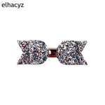 1PC Retail Hair Clip Women Baby Girl Big Glitter Hair Bow Kids Hairpins Hair Clip For Children Hair Accessories Toddler Headwear